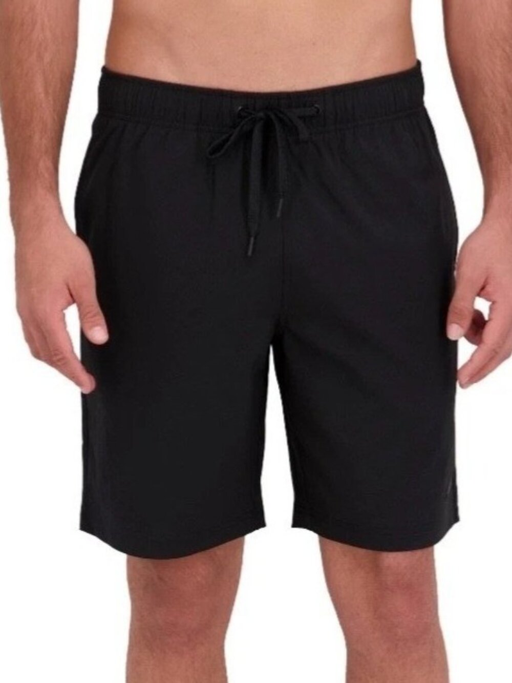 NWOT Nautica Men's XXL Black Swim Shorts Classic Fit Moisture Wicking